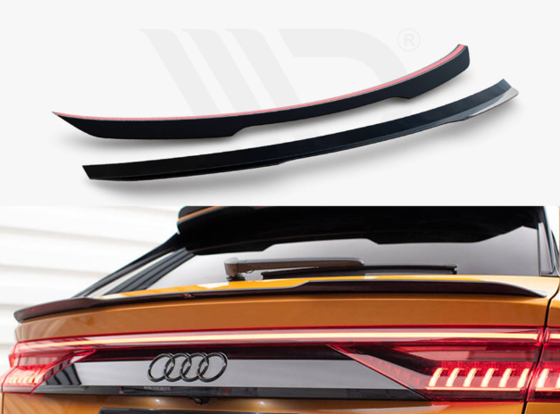 Audi Q8/SQ8 MK1 Gloss Black Maxton Lower Boot Spoiler 2018-2023