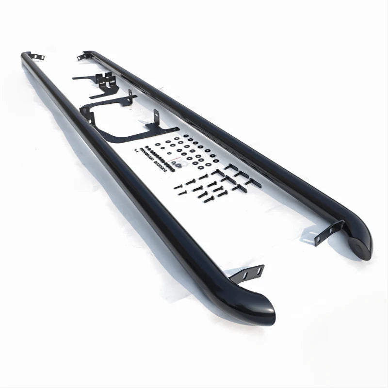 Ford Transit Custom MK1 LWB Gloss Black Side Bars (2013-2023)