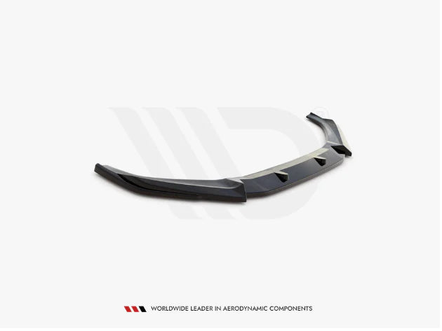 Audi A4 B9 Gloss Black Maxton Front Splitter 2015-2019