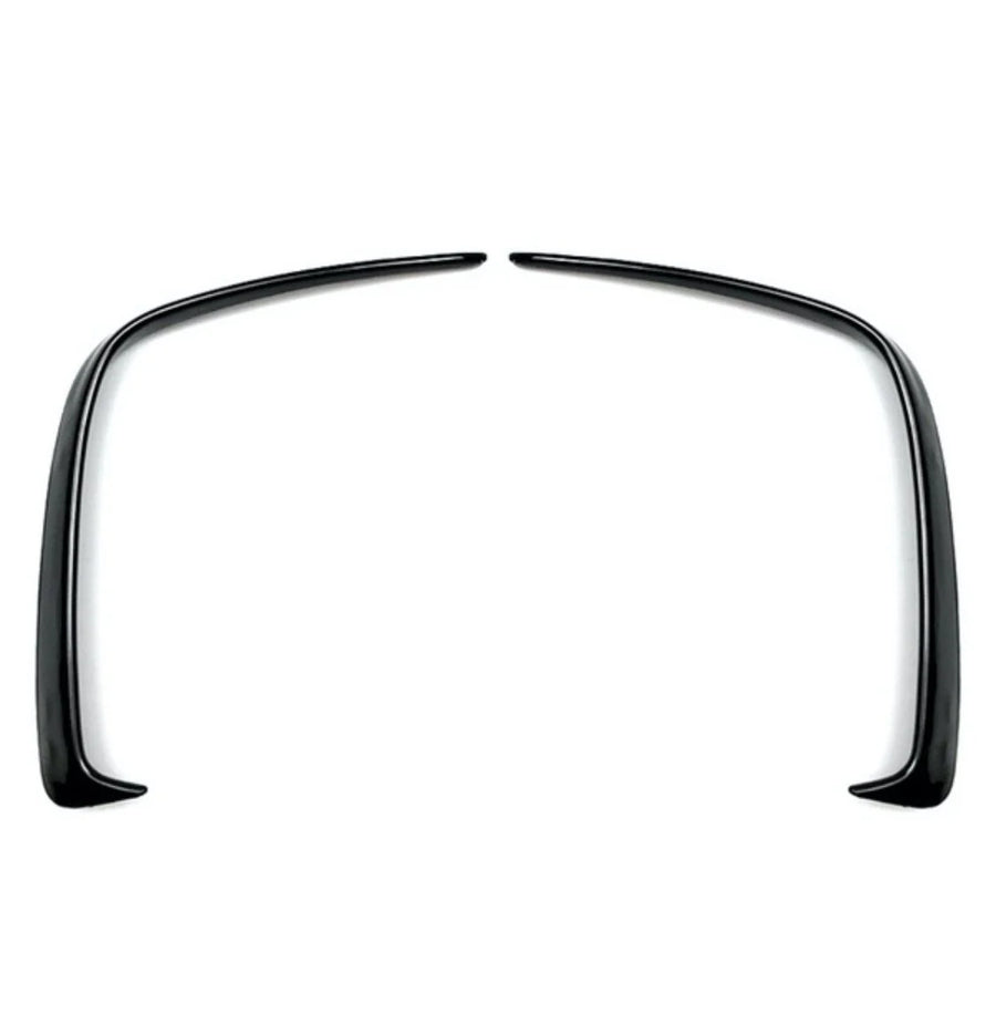 A Class - W176 Facelift: Gloss Black Rear Canards Fins 16-18