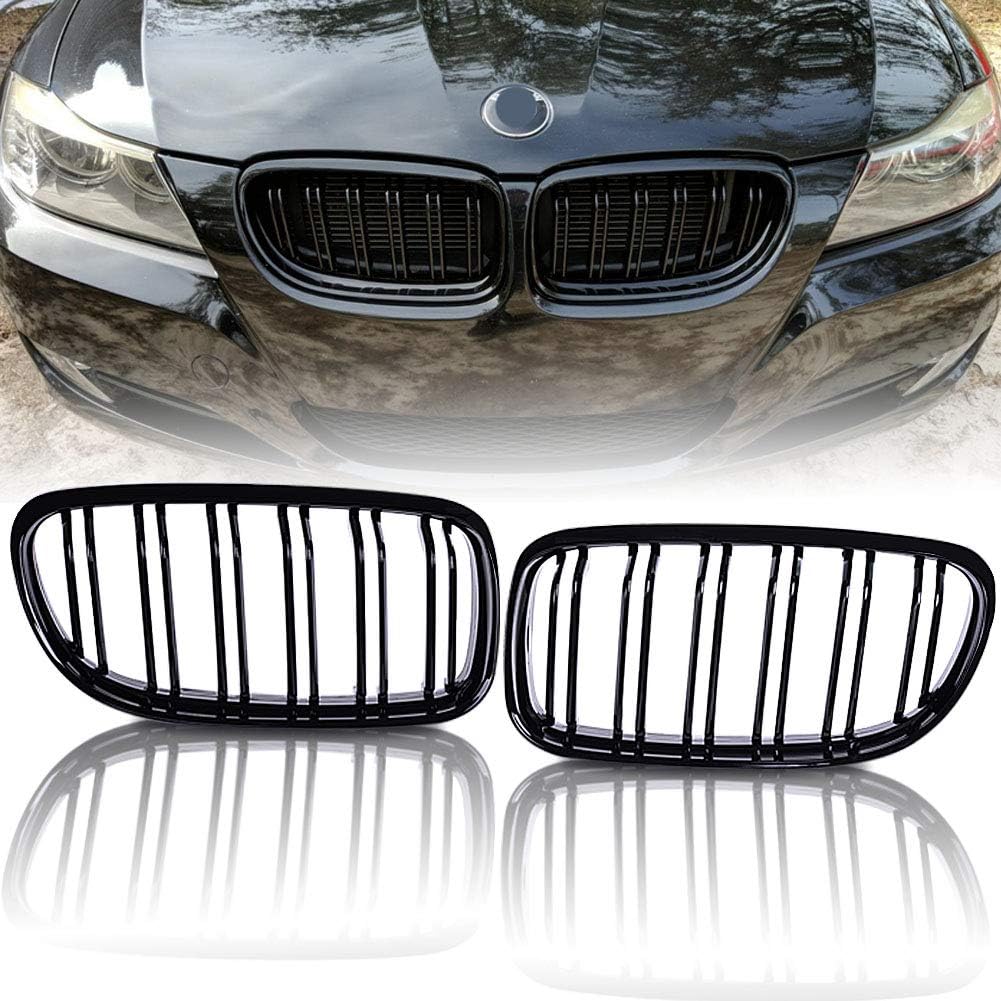 BMW E90 Gloss Black Kidney Grilles