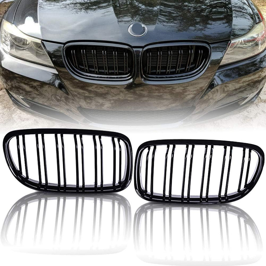 BMW E90 Gloss Black Kidney Grilles
