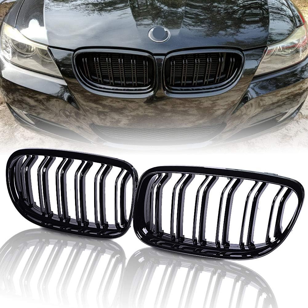 BMW E90 Gloss Black Kidney Grilles