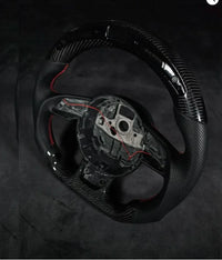 Audi A4 B9 Carbon Fibre Steering Wheel LED F1 Race Display 2016-2020