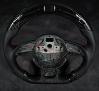 Audi A4 B9 Carbon Fibre Steering Wheel LED F1 Race Display 2016-2020