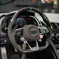Audi TT MK3 Carbon Fibre Steering Wheel with LED Race Display 2015-2023