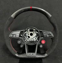 Audi TT MK3 Carbon Fibre Steering Wheel with LED Race Display 2015-2023
