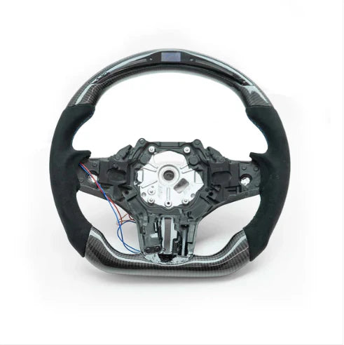 BMW G Series Carbon Fibre Steering Wheel with LED F1 Race Display