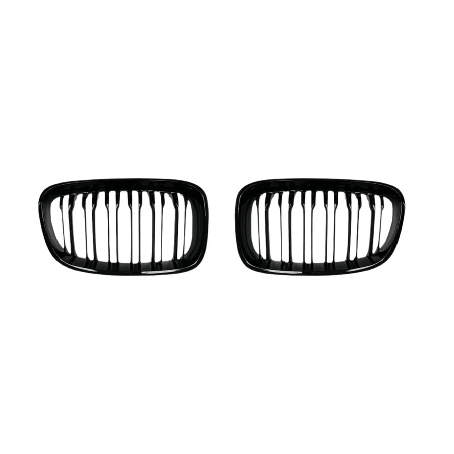 BMW 1 Series F20/F21 Pre-Facelift Gloss Black Double Slat Grill (2011-2014)