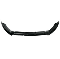 C Class - W205/C205 Facelift: Gloss Black AMG Style Front Splitter 19-21
